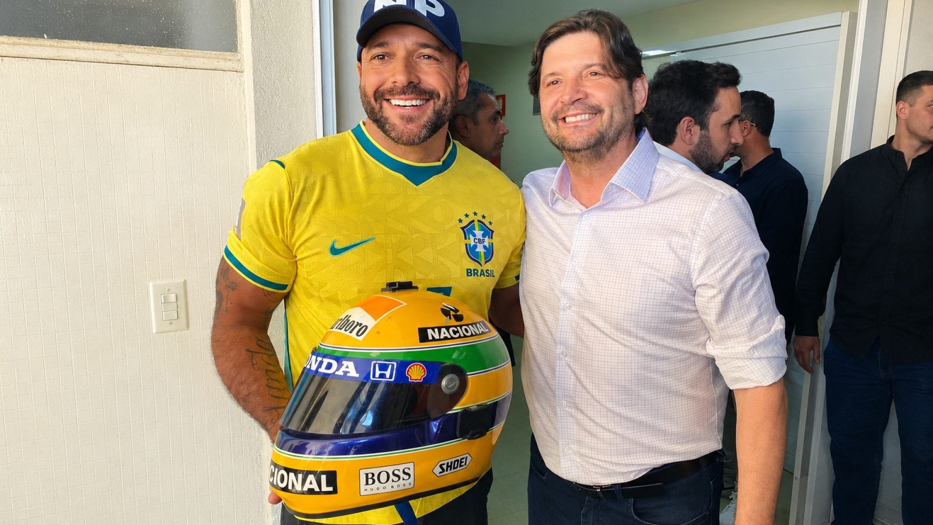 Nando Pinheiro e André do Prado, Presidente da Assembleia Legislativa de São Paulo e pré-candidato a senador da república pelo PL